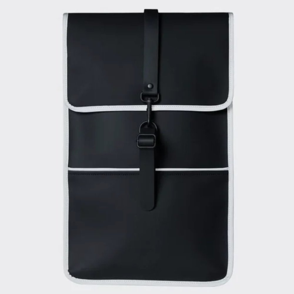 Rains Black Reflective Backpack New w/ Tags